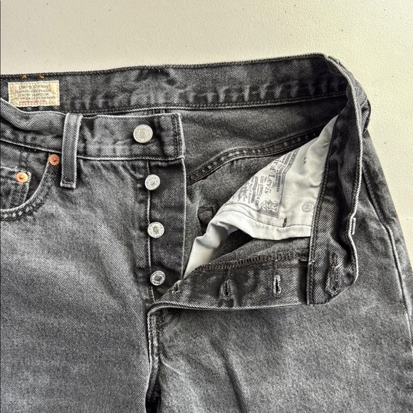 Levi’s 501 90s Jeans Faded Black Mid Rise Loose - Picture 7 of 16